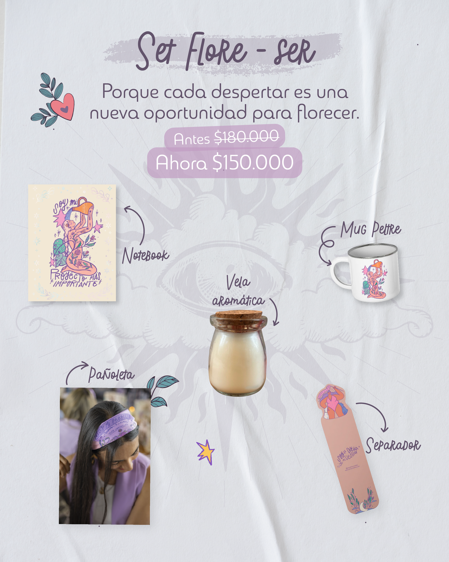 Sets promo imperdibles Alma Violeta