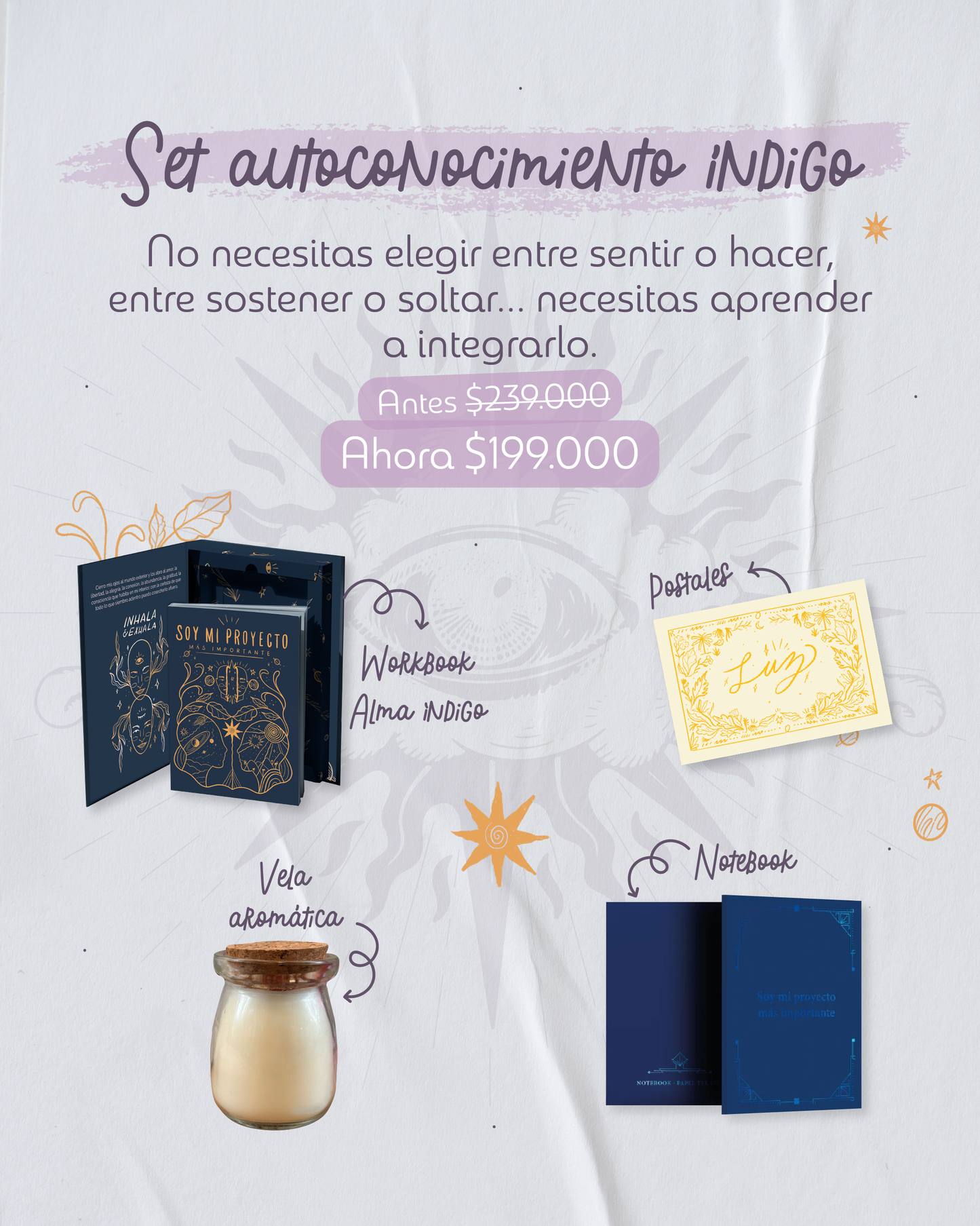 Sets promo imperdibles Alma Violeta