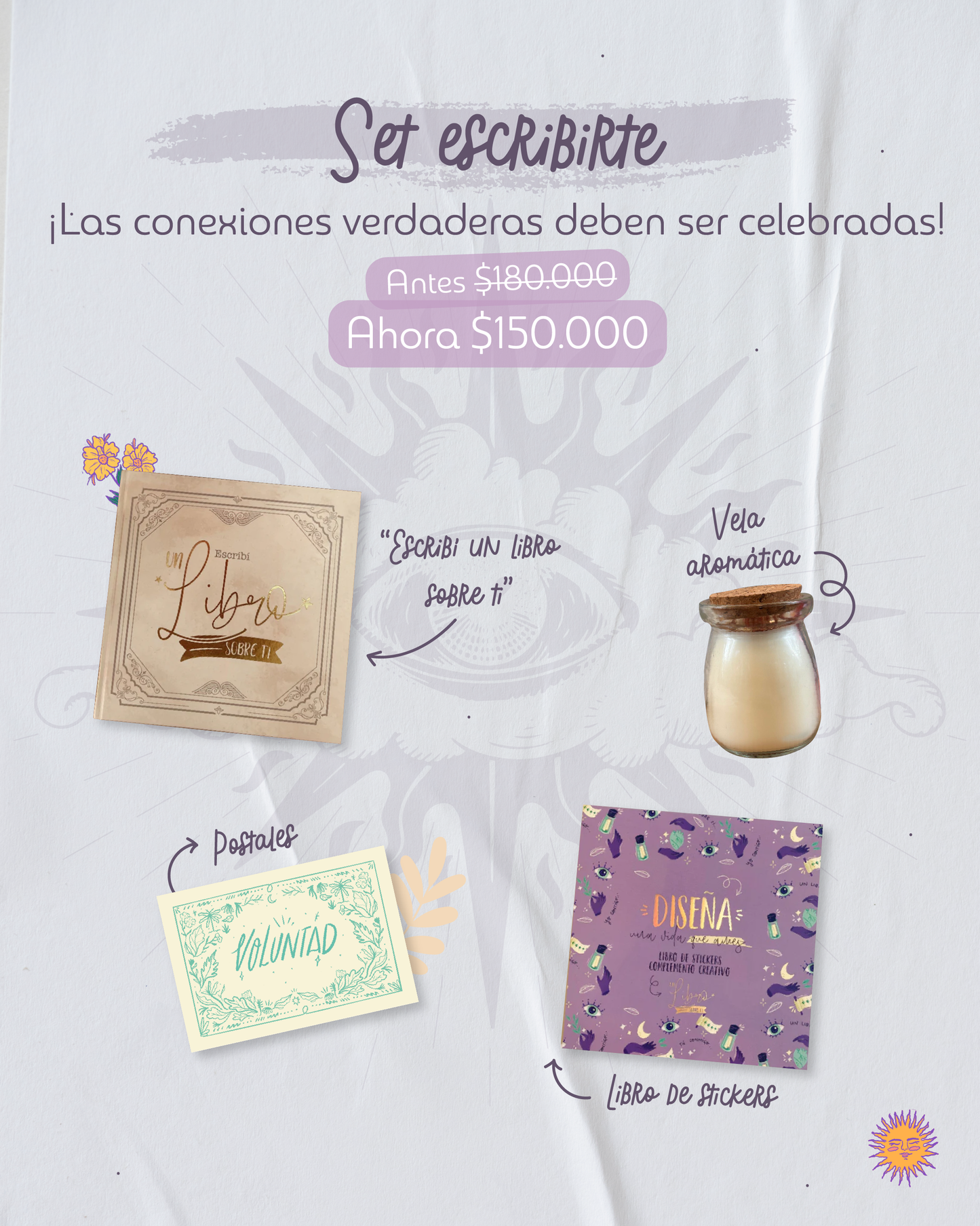 Sets promo imperdibles Alma Violeta