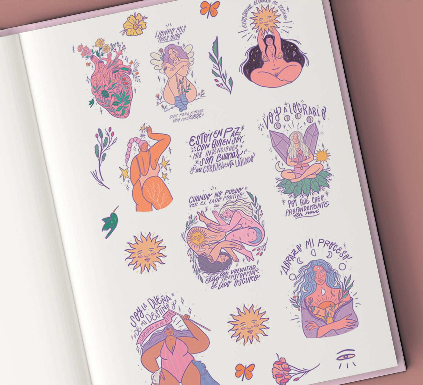 Cuaderno Alma Violeta ✨📓🪐🌞