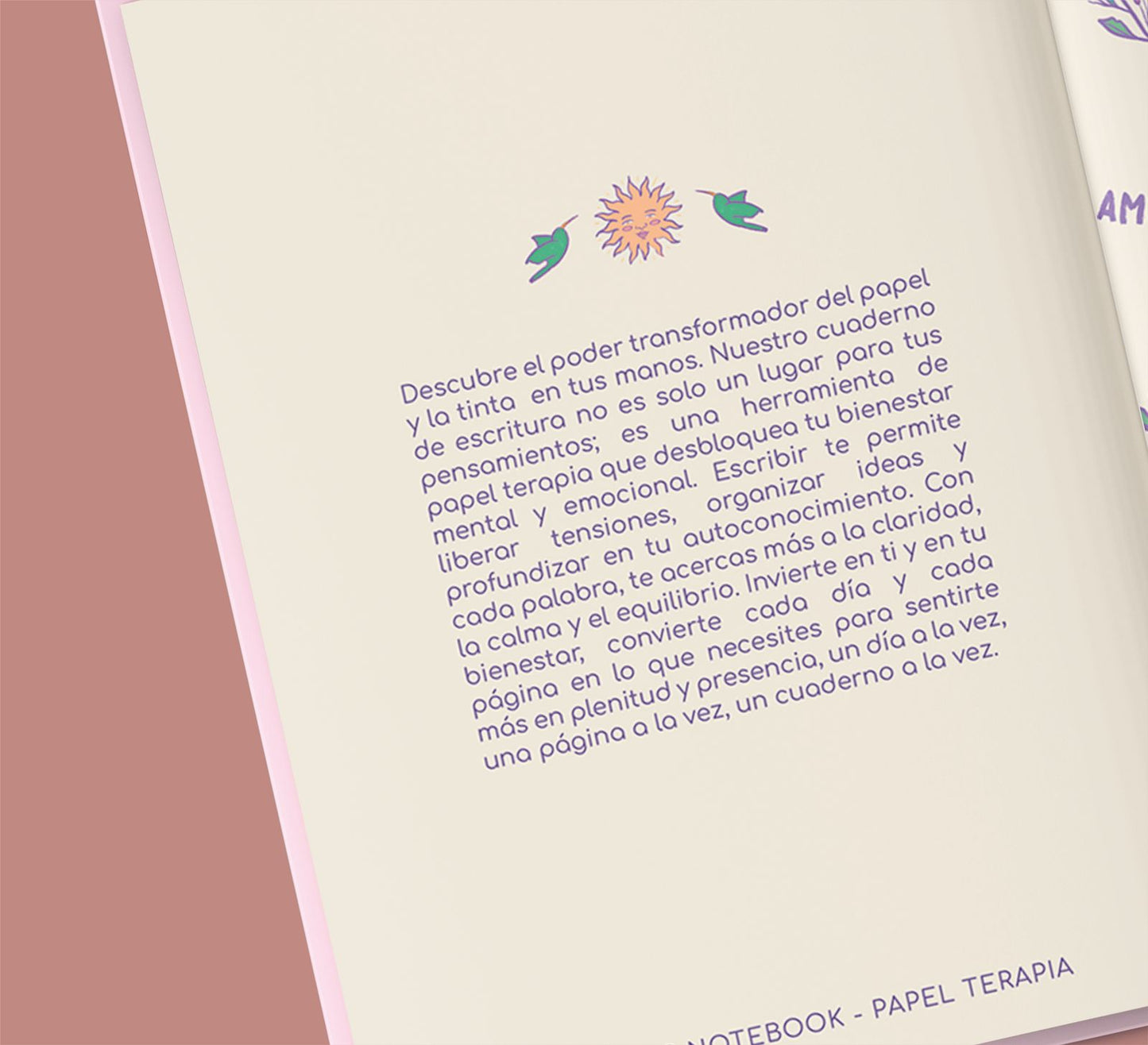 Cuaderno Alma Violeta ✨📓🪐🌞