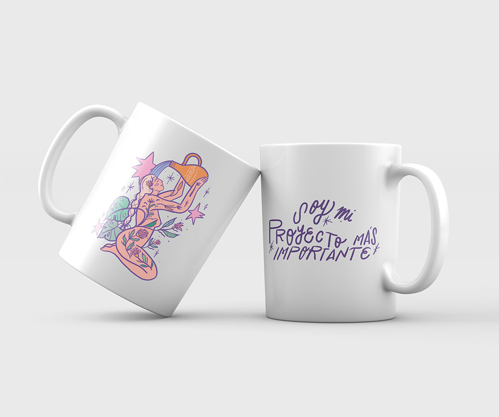 Mug cerámica mantras para florecer!