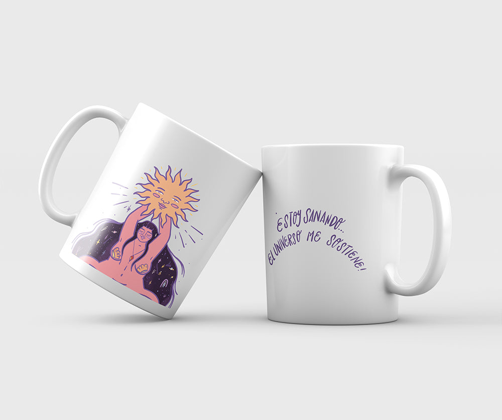 Mug cerámica mantras para florecer!