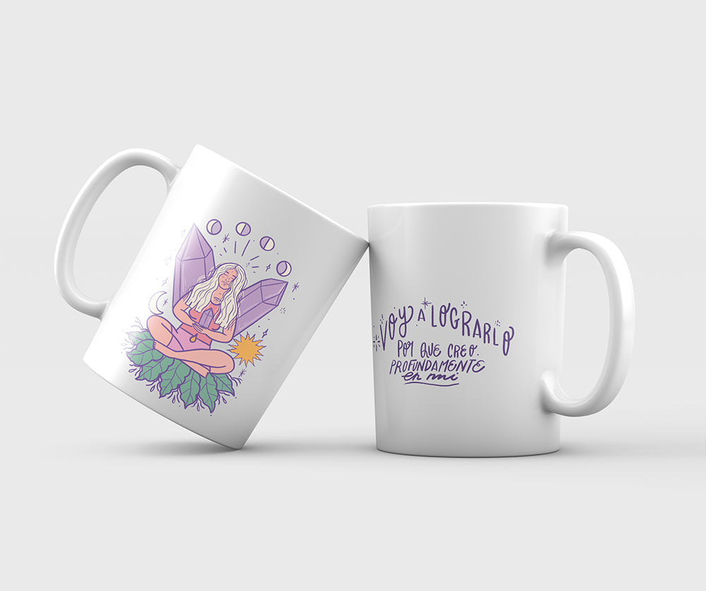 Mug cerámica mantras para florecer!