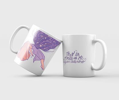 Mug cerámica mantras para florecer!