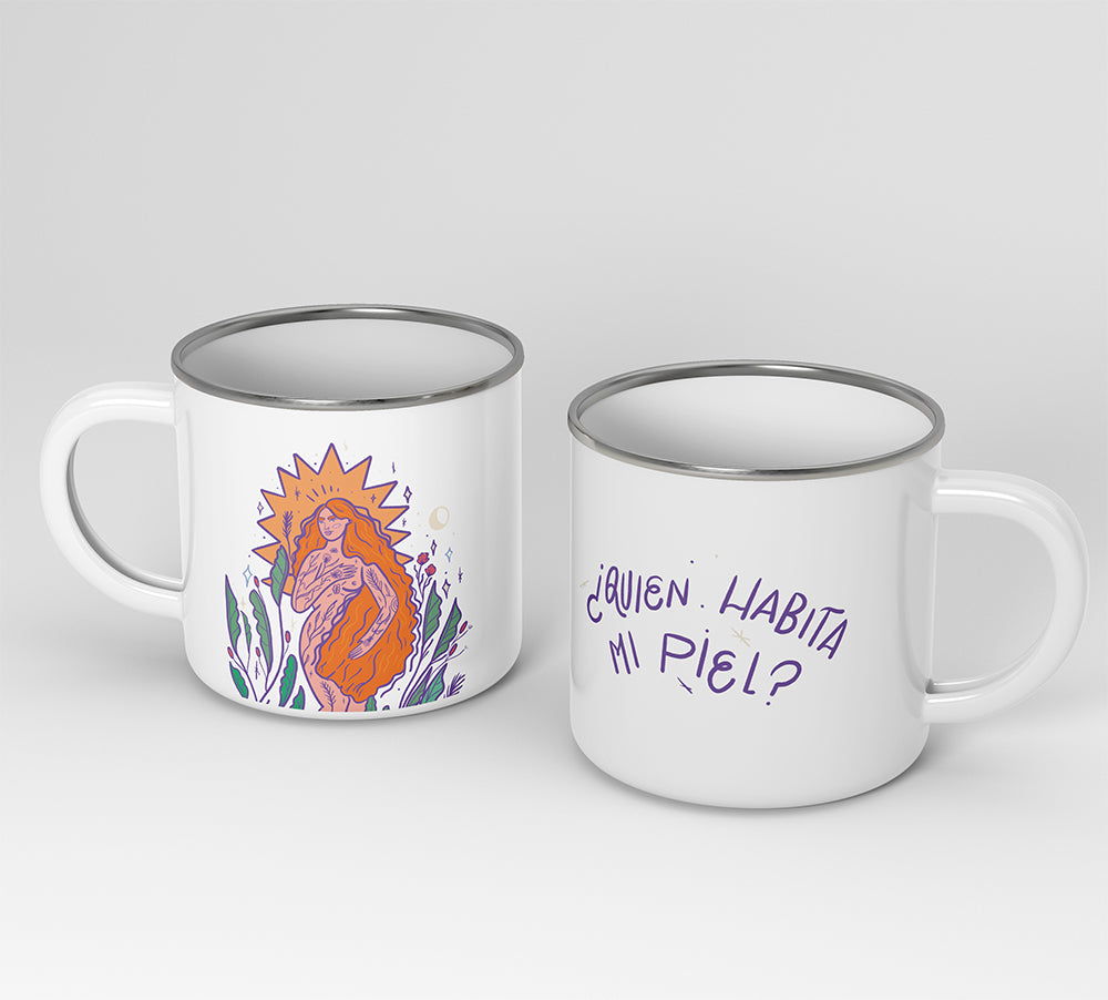 Mug peltre mantras para florecer!