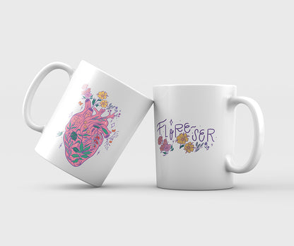 Mug cerámica mantras para florecer!