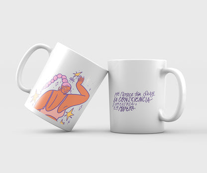 Mug cerámica mantras para florecer!