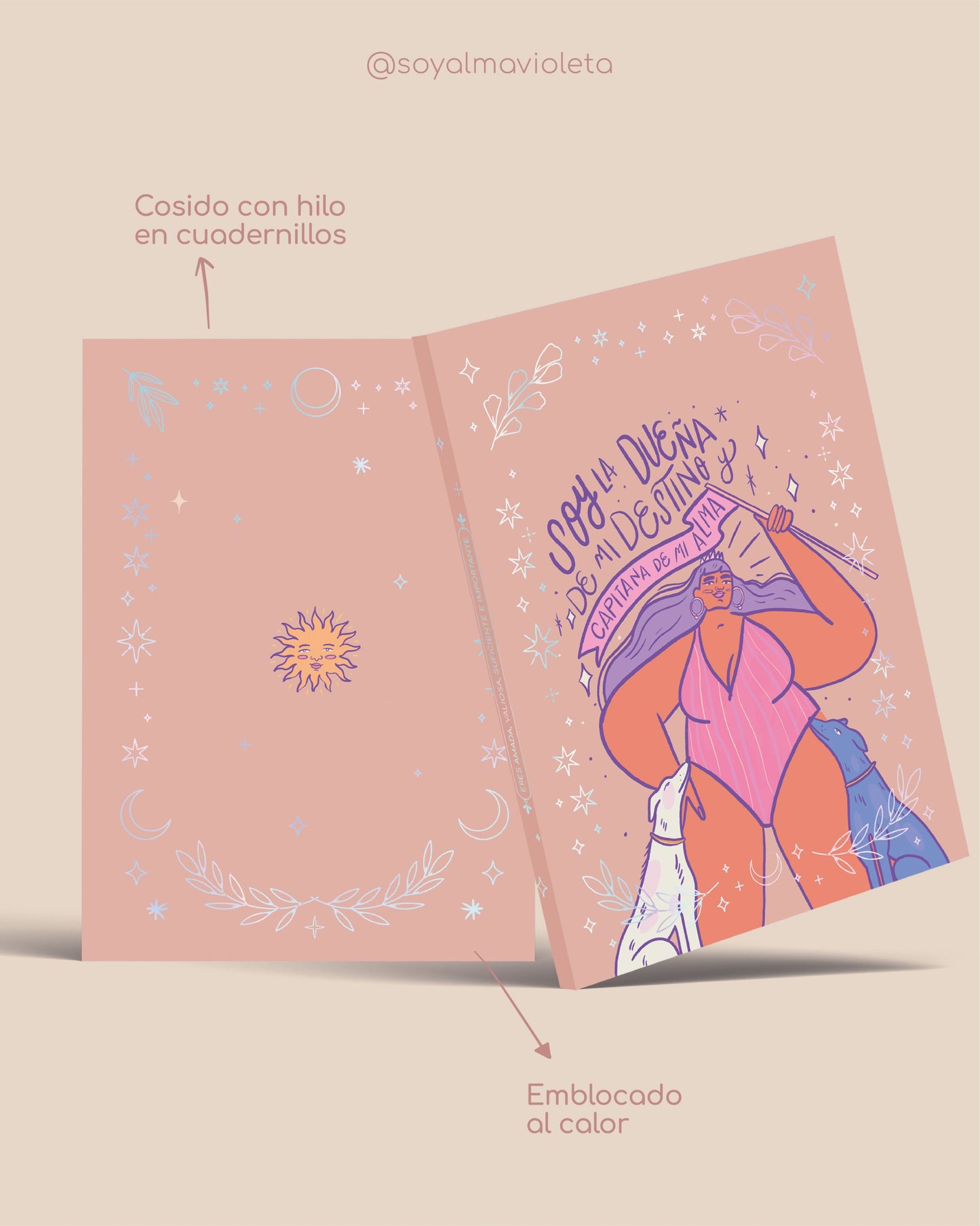 Colección completa Cuadernos Alma Violeta 🪐🤍🙏🏻🌞